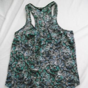 Women's Lily White Tank Top with Pocket Size M